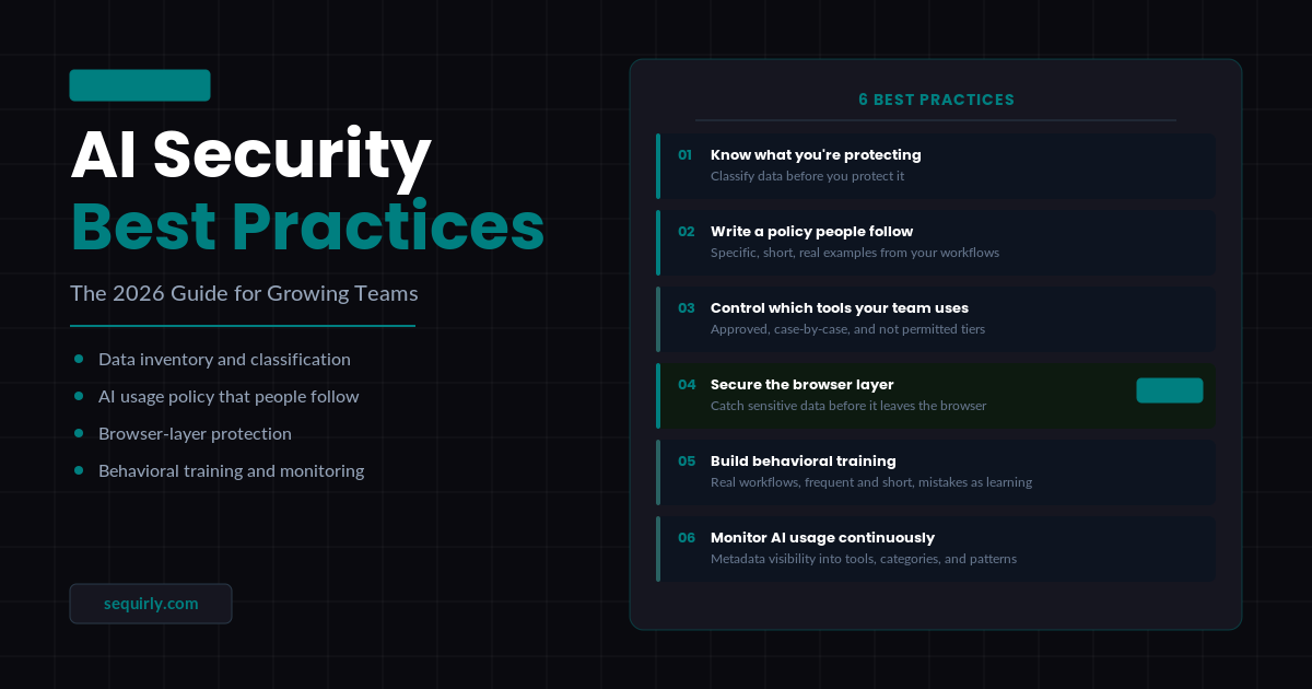 AI Security Best Practices: The 2026 Guide for Growing Teams